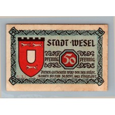 ALEMANIA 1923 BILLETE DE 50 PFENNIG SIN CIRCULAR